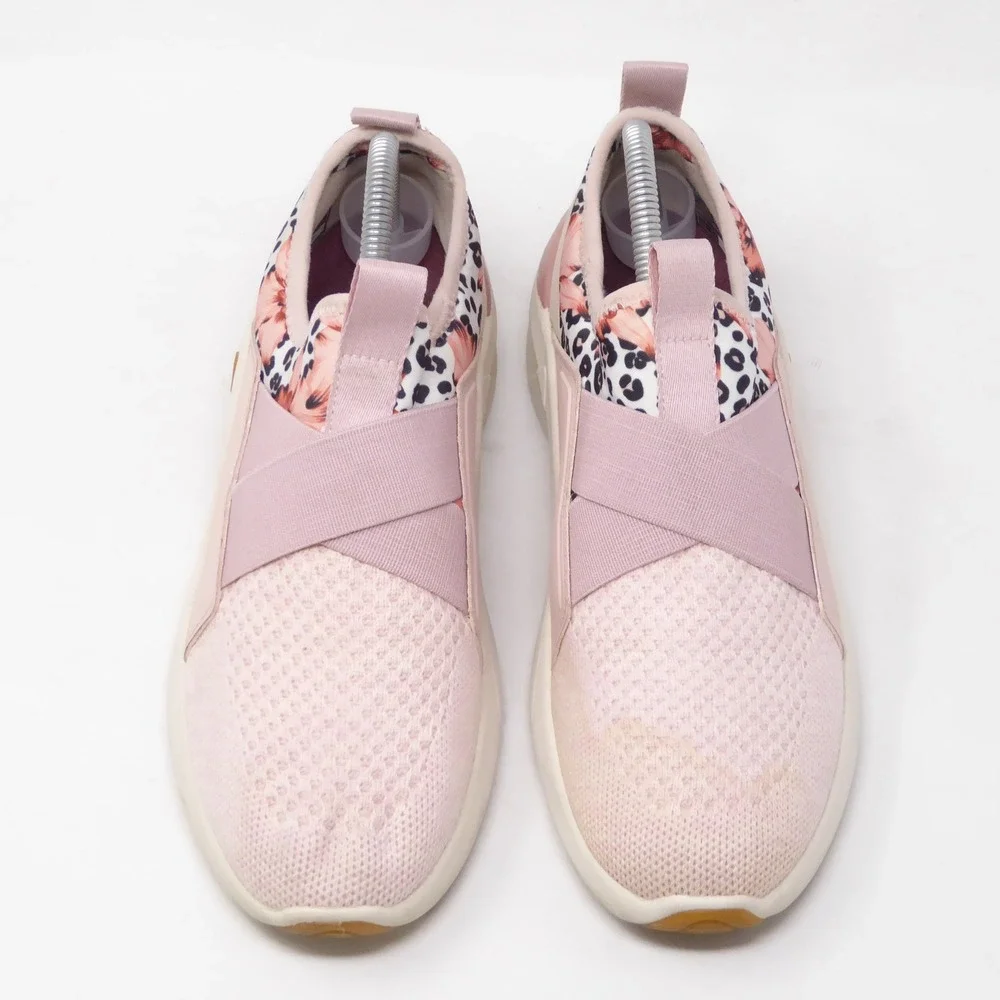 Mark Nason A Linear Kenley Womens Sneakers Pink Arch Fit Slip On Floral 8.5